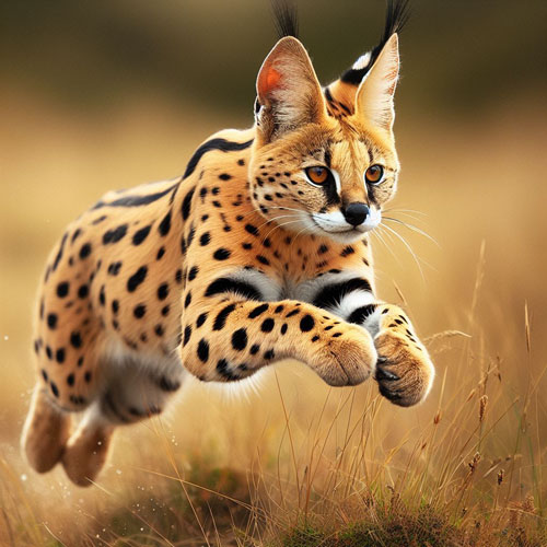 African Serval Cats: Majestic Predators of the African Savannah