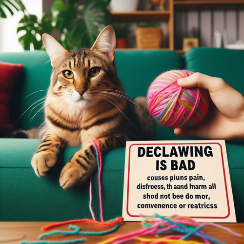 DE-CLAWING: THE FACTS & ALTERNATIVES