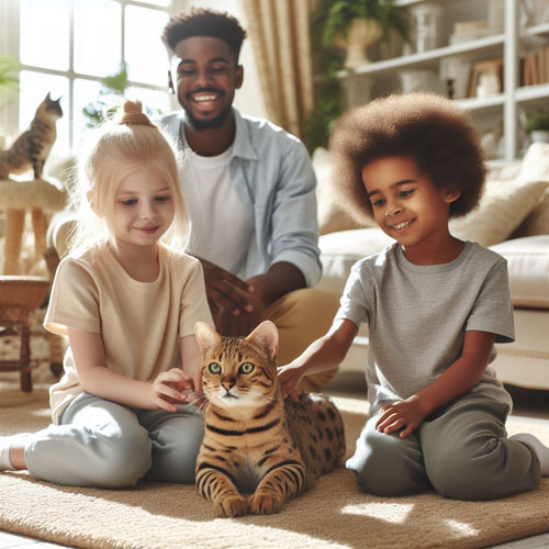 Savannah Cats and Small Kids: Creating a Safe and Harmonious Environment