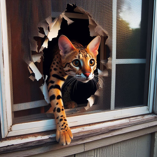 Preventing And Finding An Escaped Savannah Cat