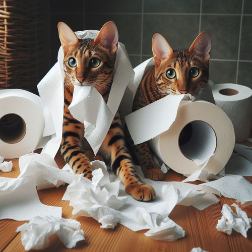 Unraveling the Mystery: Savannah Cats and Their Fascination with Toilet Paper and Paper Towels